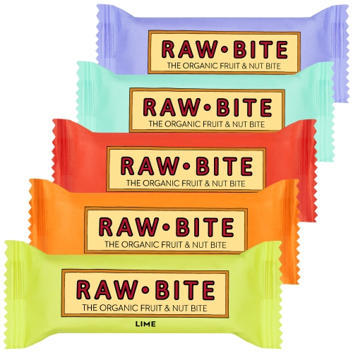 RAW BITE Organic Fruit & Nut Bar Testpaket | DE-KO-006