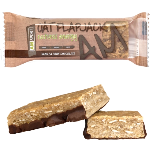 AM Sport Oat Flapjack Riegel *natural energy* Vanilla Dark Chocolate