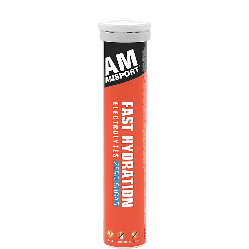 AMSPORT Fast Hydration Brausetabletten | Mineralstoffe & Salz
