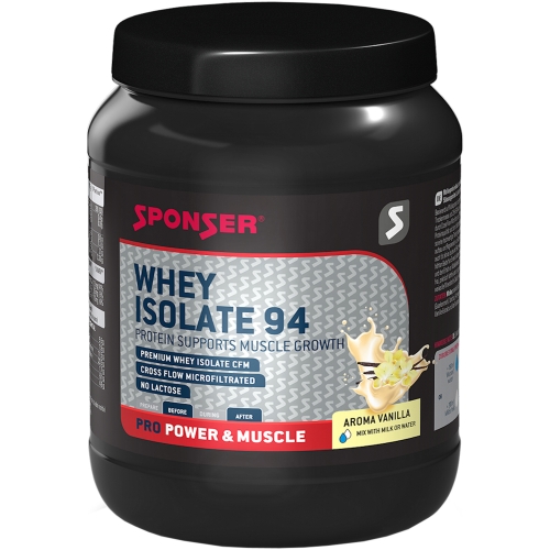 SPONSER Whey Isolate 94 Protein Shake | 1500 g Dose