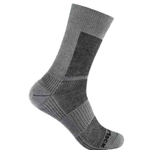 WRIGHTSOCK Coolmesh II MERINO Crew | Grey Smoke | Mitteldick