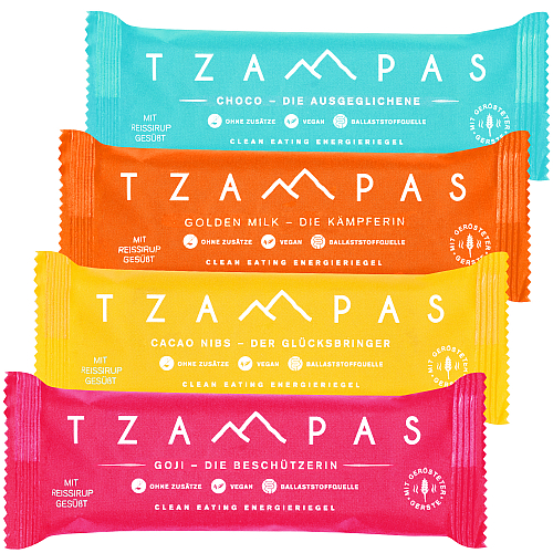 TZAMPAS Energy Bar Testpaket | BIO DE-KO-006