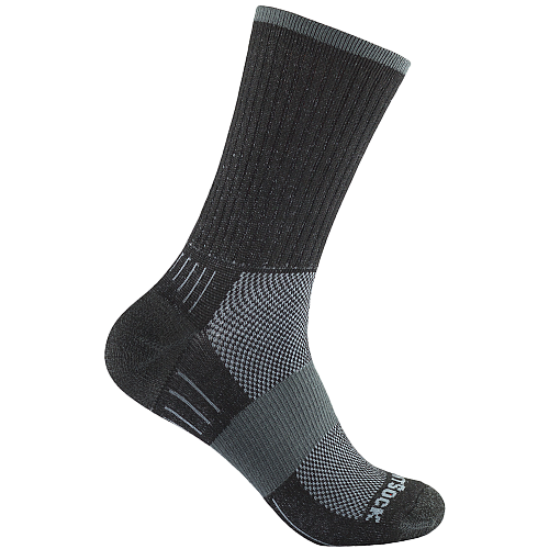 WRIGHTSOCK Escape Crew | Black | Mitteldick