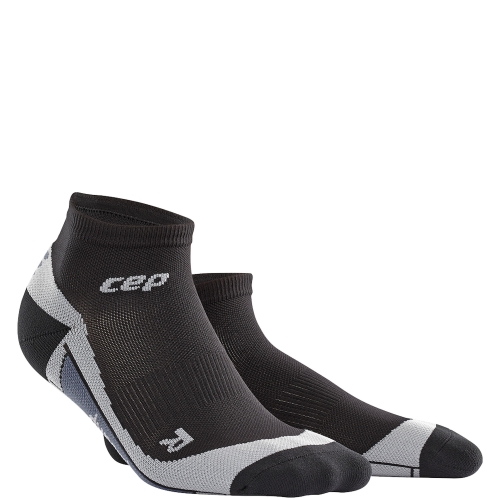 CEP Run 2.0 Low Cut Compression Socks Herren | Black Grey