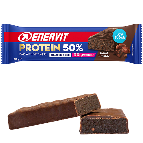 Enervit Protein Bar 50% Glutenfrei Dark Chocolate
