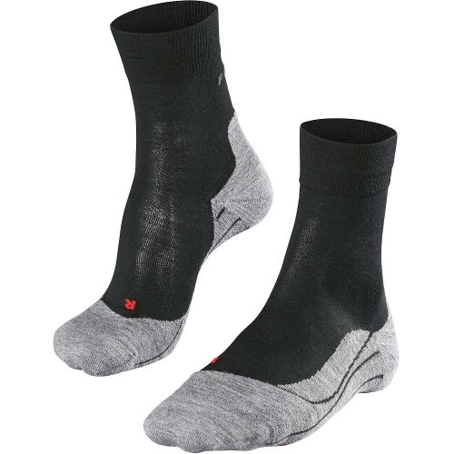 FALKE RU4 Wool Mid Cut Socken Herren | Black Mix