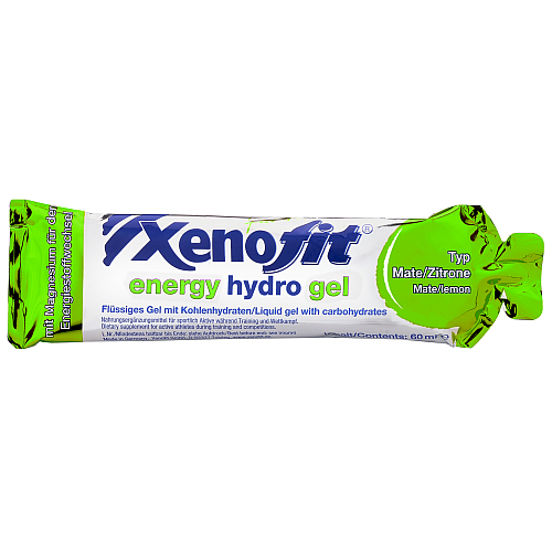 XENOFIT Energy Hydro Gel Testpaket Mate-Zitrone