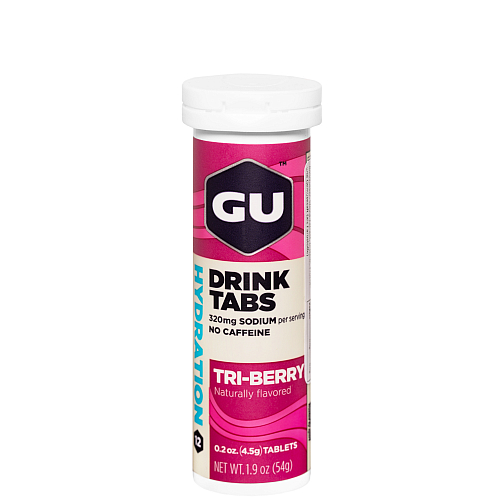 GU Elektrolyte Drink Tabs Testpaket Tri Berry