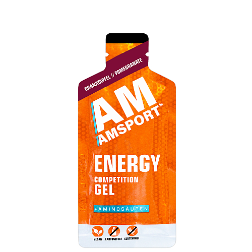 AMSPORT Energy Competition Gel Testpaket Granatapfel