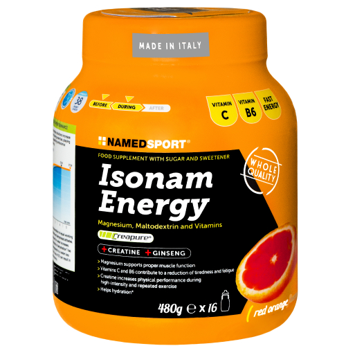 NAMEDSPORT Isonam Energy Drink | Creatin & Ginseng