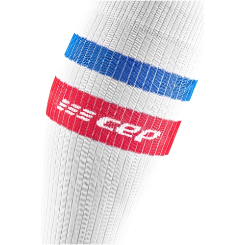 CEP Run 3.0 Compression Socks Herren | 80's White Red Blue - Bild 1