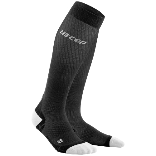 CEP Run Ultralight Compression Socks Damen | Black Light Grey