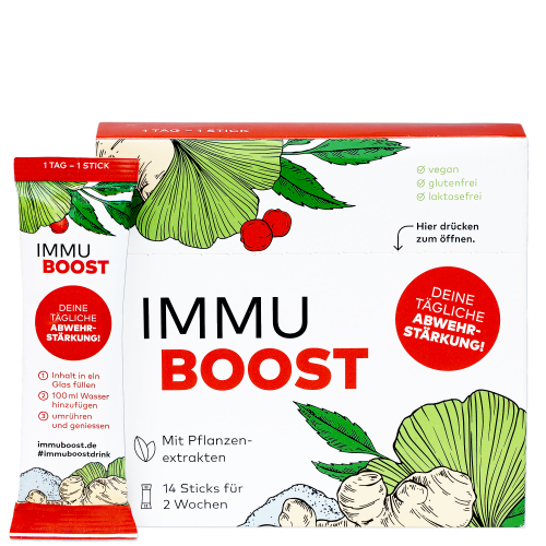 IMMUBOOST Pulver Sticks | Box mit 14 Beutel