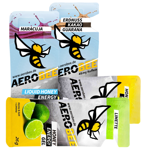 AEROBEE Energy Gel Testpaket | Natural & Liquid