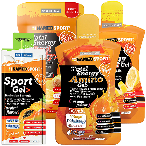 NAMEDSPORT Gel Testpaket | Maximale Vielfalt