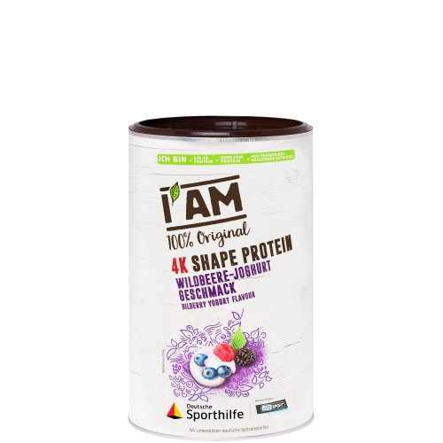 AM Sport I'AM 4K Shape Protein Wildbeere-Joghurt 390 g Dose
