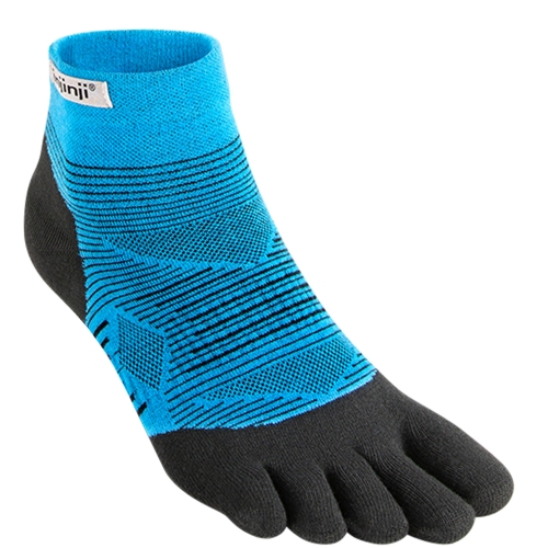 Injinji Run Lightweight Mini Crew Zehensocken | Malibu Blue | Dünn
