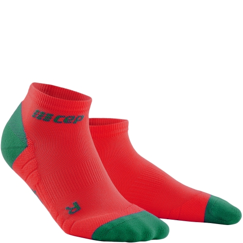 CEP Run 3.0 Low Cut Compression Socks Herren | Red Green
