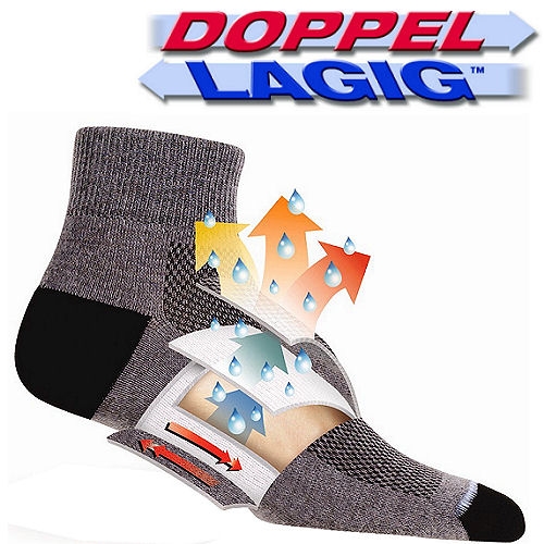 WRIGHTSOCK Coolmesh II Women Low Tab | Lightgrey-Pink | Dnn - Bild 1
