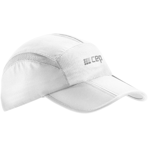 CEP Running Cap | Faltbare Schirmmütze | White