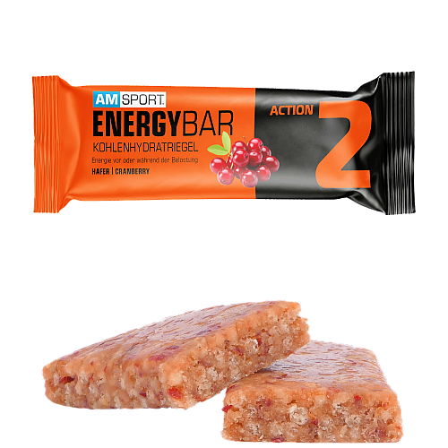 AMSPORT Energy Bar Cranberry (60 g Riegel)