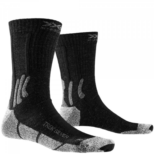 X-SOCKS Trek Silver 4.0 Wandersocken | Opal Black