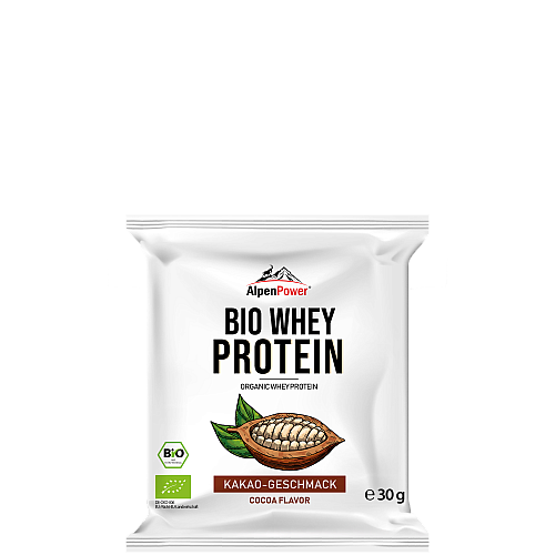 AlpenPower Bio Whey Protein Kakao (30 g Beutel)