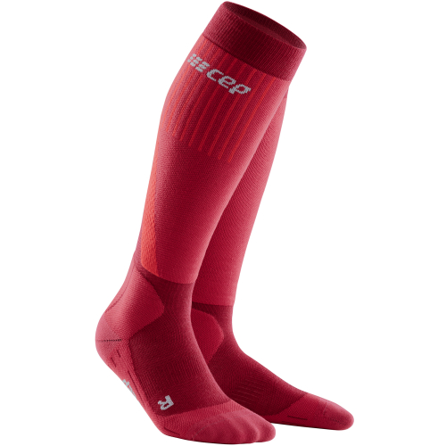 CEP Ski Touring Compression Socks Damen | Red