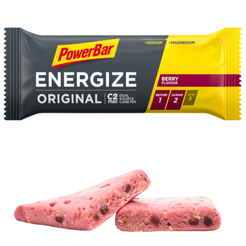 PowerBar Energize Original Riegel Kohlenhydratriegel Berry Blast