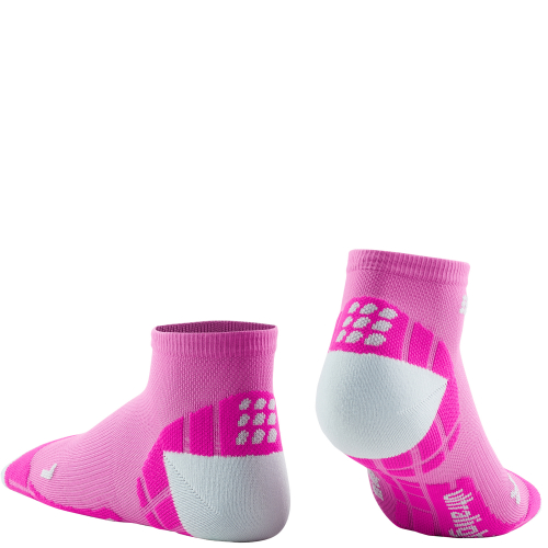 CEP Compression Low Cut Socken Ultralight Damen Pink Light Grey