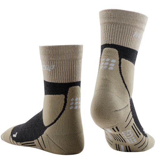 CEP Hiking Merino Mid Cut Compression Socks Damen | Sand Grey