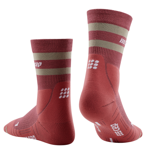 CEP Hiking Light Merino Mid Cut Compression Socks Herren | Berry Sand