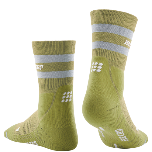 CEP Hiking Light Merino Mid Cut Compression Socks Herren | Olive Grey