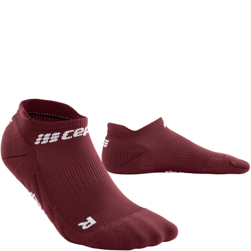 CEP The Run 4.0 No Show Compression Socks Herren | Dark Red