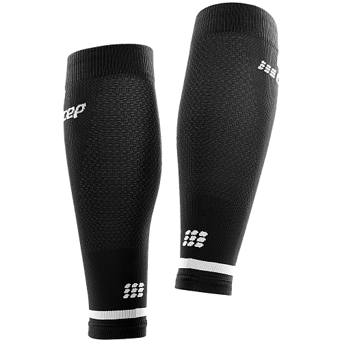 CEP The Run 4.0 Compression Calf Sleeves Damen | Black Dark Grey