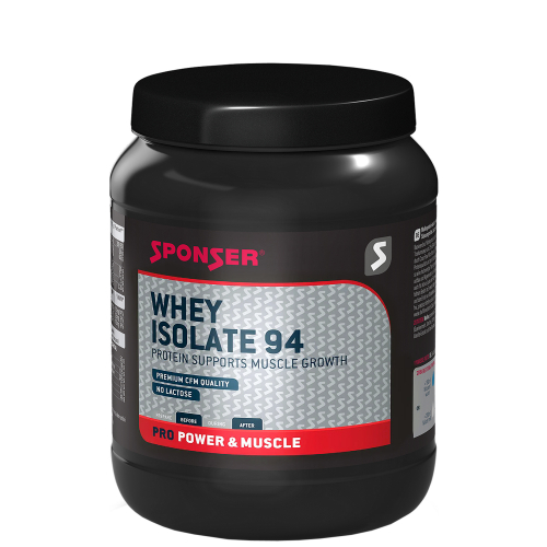SPONSER Whey Isolate Protein 94 Shake | Neutral | 850 g Dose