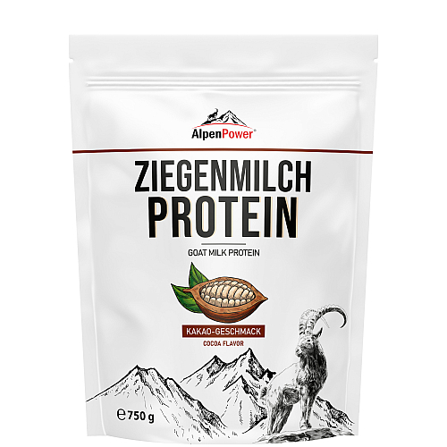 AlpenPower Ziegenmilch Protein | 750 g Kakao