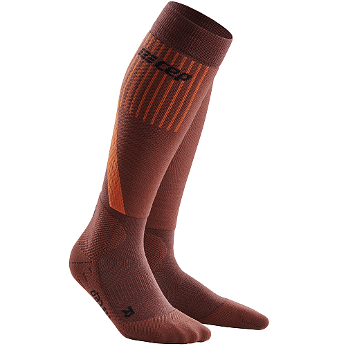 CEP Cold Weather Run Compression Socks Herren | Dark Orange