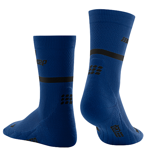 CEP The Run 4.0 Mid Cut Compression Socks Herren | Blue