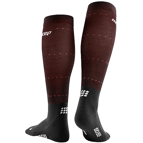 CEP Infrared Recovery Compression Socks Herren | Black Red