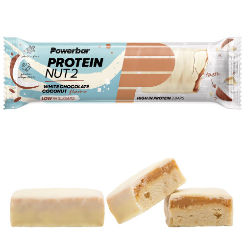 PowerBar Protein Nut2 Riegel Weiße Schokolade Kokos
