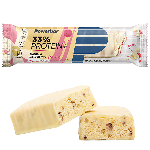 Power Bar 33% ProteinPlus Proteinriegel Vanilla Raspberry