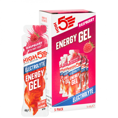 HIGH5 Energy Electrolyte Gel | Box mit 5 Gels | MHD 30.06.23