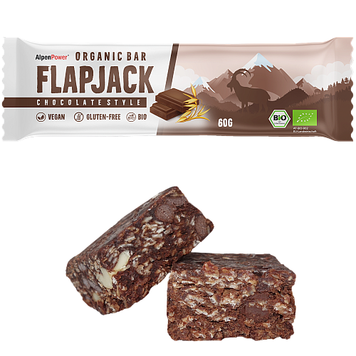 AlpenPower Flapjack Organic Bar Chocolate (60 g)