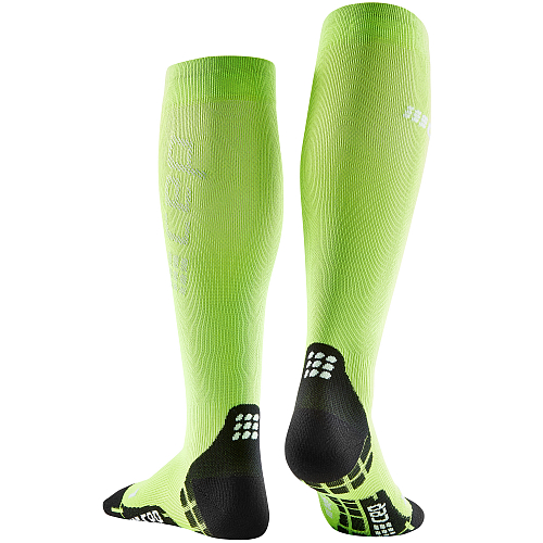 CEP Compression Run Ultralight Socks Flash Green Damen Rckansicht