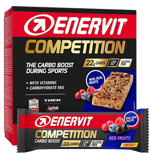 ENERVIT SPORT Competition Bar 12 x 30 g | Glutenfrei | MHD 13.06.23