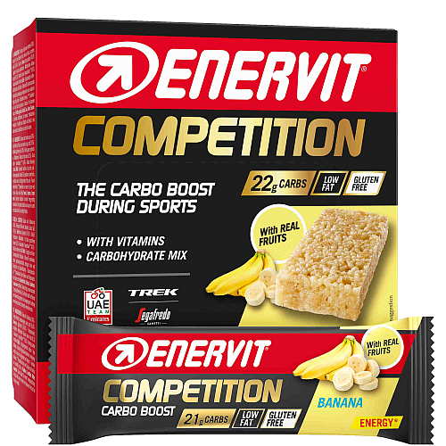 ENERVIT SPORT Competition Bar 12 x 30 g | Glutenfrei | MHD 13.06.23 - Bild 1