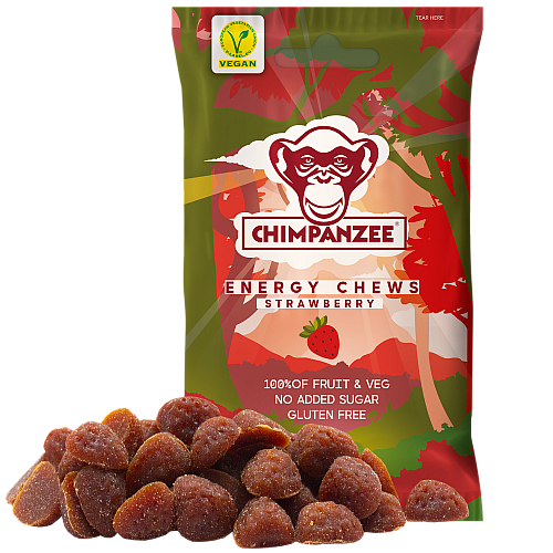 Chimpanzee Energy Chews Strawberry (35 g Beutel)