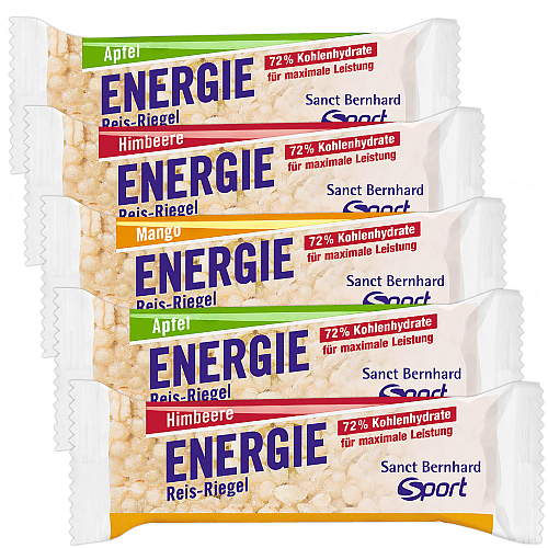 Sanct Bernhard Sport Energie Reis-Riegel Testpaket