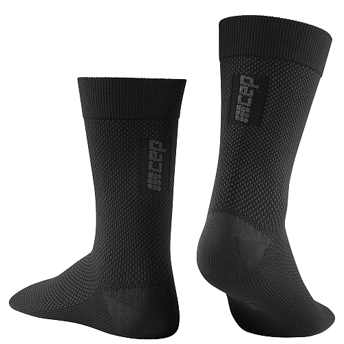 CEP Business Mid Cut Compression Socks Black Herren WP3CL